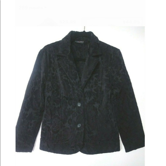 𝅺access Black Jacquard Blazer - Picture 1 of 11